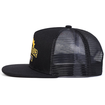 Unisex Twisted Teas Letter Embroidery Hip-hop Net Hats Spring Summer