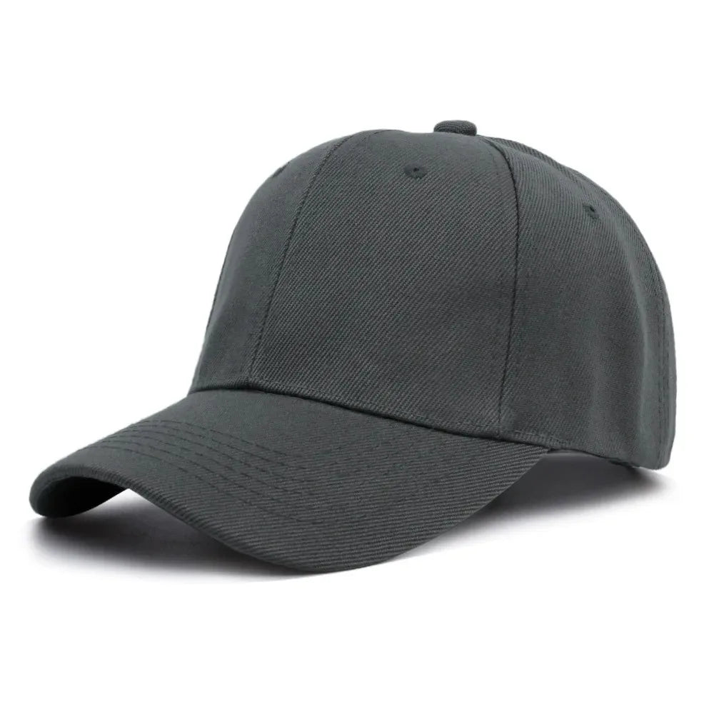 Summer Solid Color Women Sport Baseball Cap