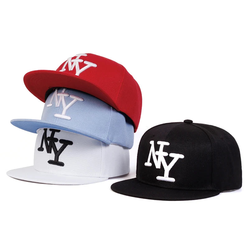 Unisex Letter Embroidery Hip-Hop Hats Spring Autumn Outdoor