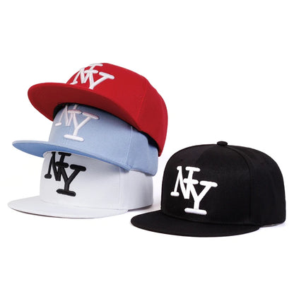 Unisex Letter Embroidery Hip-Hop Hats Spring Autumn Outdoor