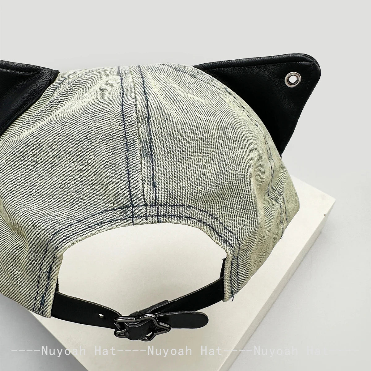 Unisex Street Style Rivet Leopard Print Baseball Cap