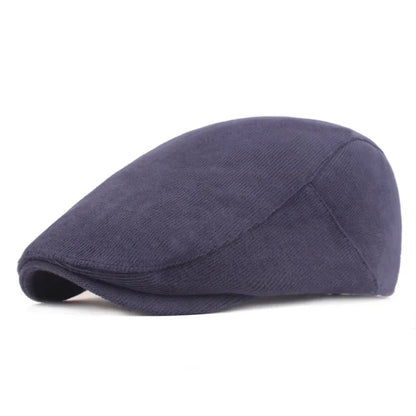 Men Classic One‑Piece Front Beret Newsboy Cap
