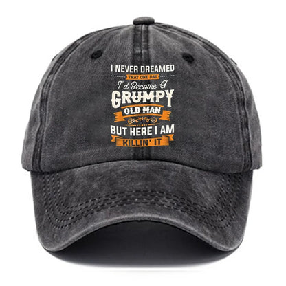 Men's Baseball Cap with Fun Printed Patterns for Daily Leisure and Outdoor Travel Equipment, Hiking and Camping Hats