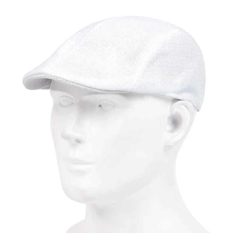 Mens Solid Casette Caps Spring And Summer Outdoor Casual Golf Hats Outdoor