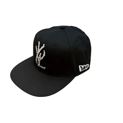 Rhinestone Opium Yvl Fitted Men Women Hat Cap