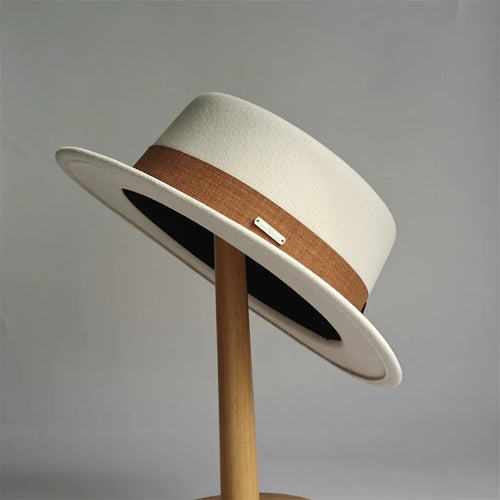 Autumn/Winter Fedora Hat For Women Soft Felt Hat - French Style Retro French