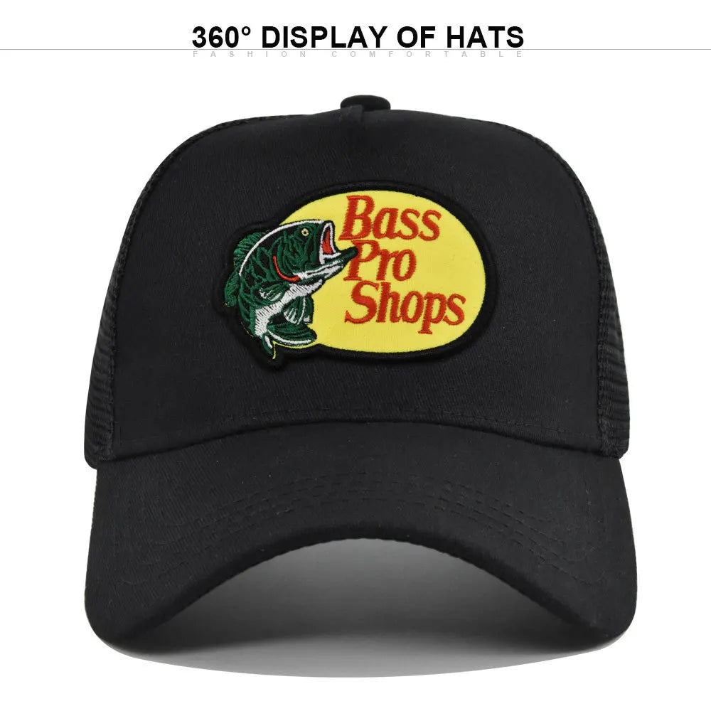 Bass Football Baseball Caps Men and Women
