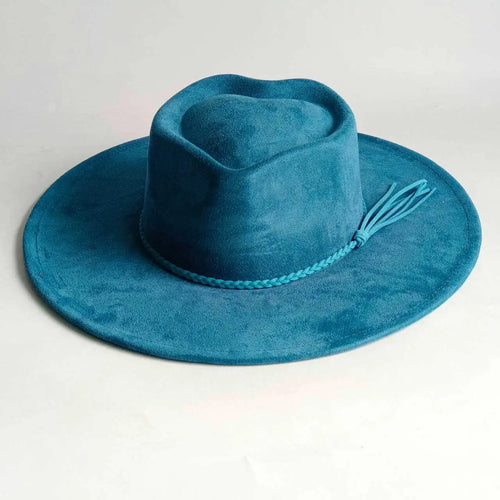 Navy Blue Heart Vegan Suede Hat Blank With Logo Engraving Heart Crown Blank Hat