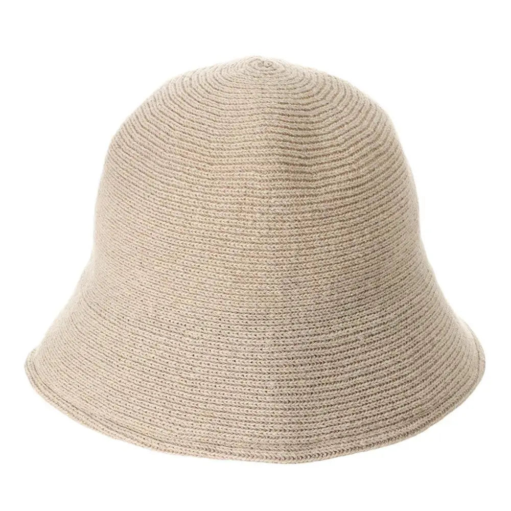 Portable Warm Wool Bucket Hat Casual Foldable Panama Hat