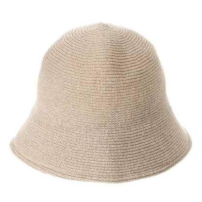 Portable Warm Wool Bucket Hat Casual Foldable Panama Hat