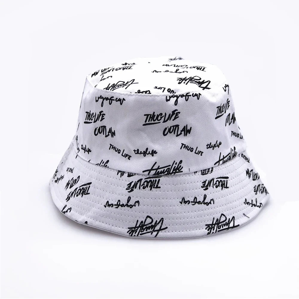 Double-sided Bucket Hat for Men Women Summer Unisex Fashion Cap