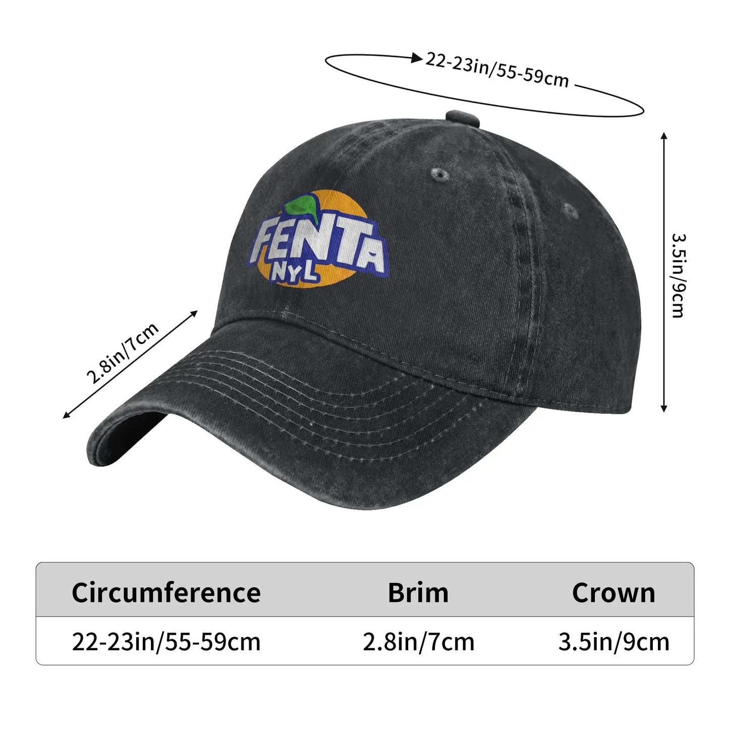 F-Fenta NYL Casual Baseball Cap