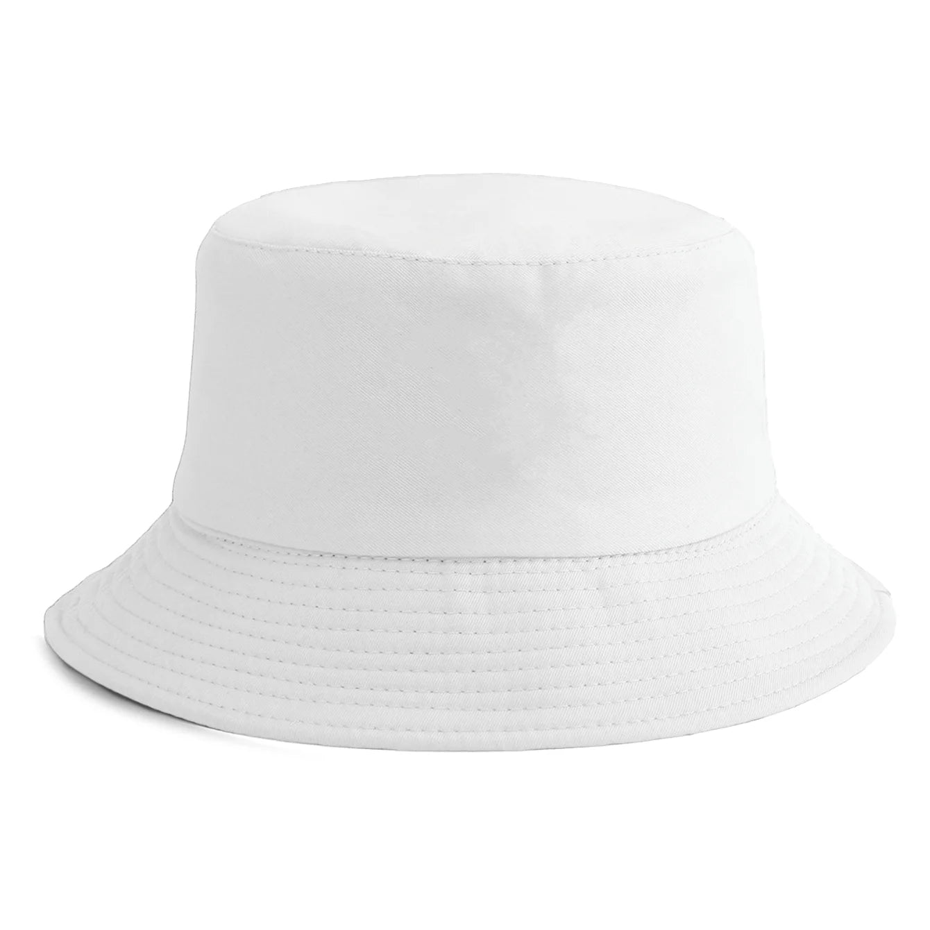 Unisex Solid Plain Bucket Hat Reversible Retro Fisherman Cap