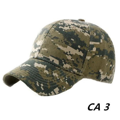 Men Women Camouflage Printed Baseball Caps