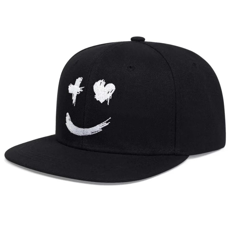 Unisex Personality Ghost Expression Embroidery Hip-hop Hats Spring