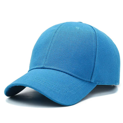 Unisex Cap Casual Plain Baseball Cap Adjustable Snapback Hats Hip Hop Cap Street Dad Hat