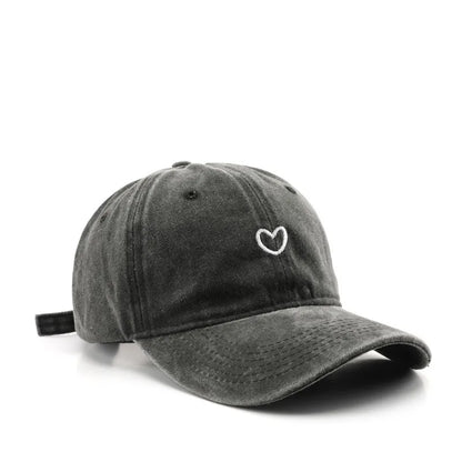 Four Seasons Cotton Love Embroidery Casquette Baseball Cap