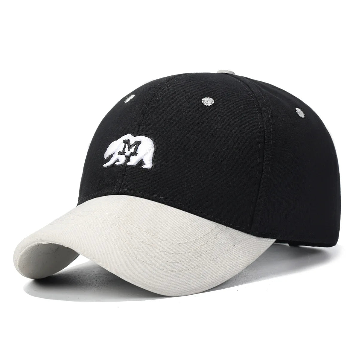 New Four Season Workwear Short-Brim Baseball Cap Breathable Duckbill Hat Outdoor Fishing Sun Hat