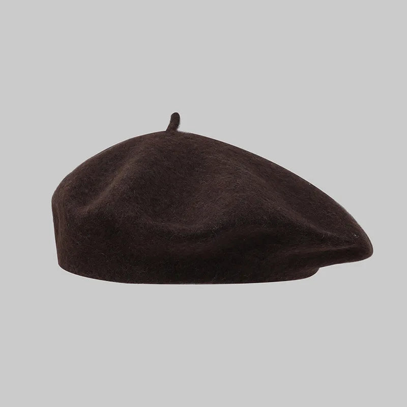 Korean Women Beret Hat Autumn Winter Fashion Casual Warm