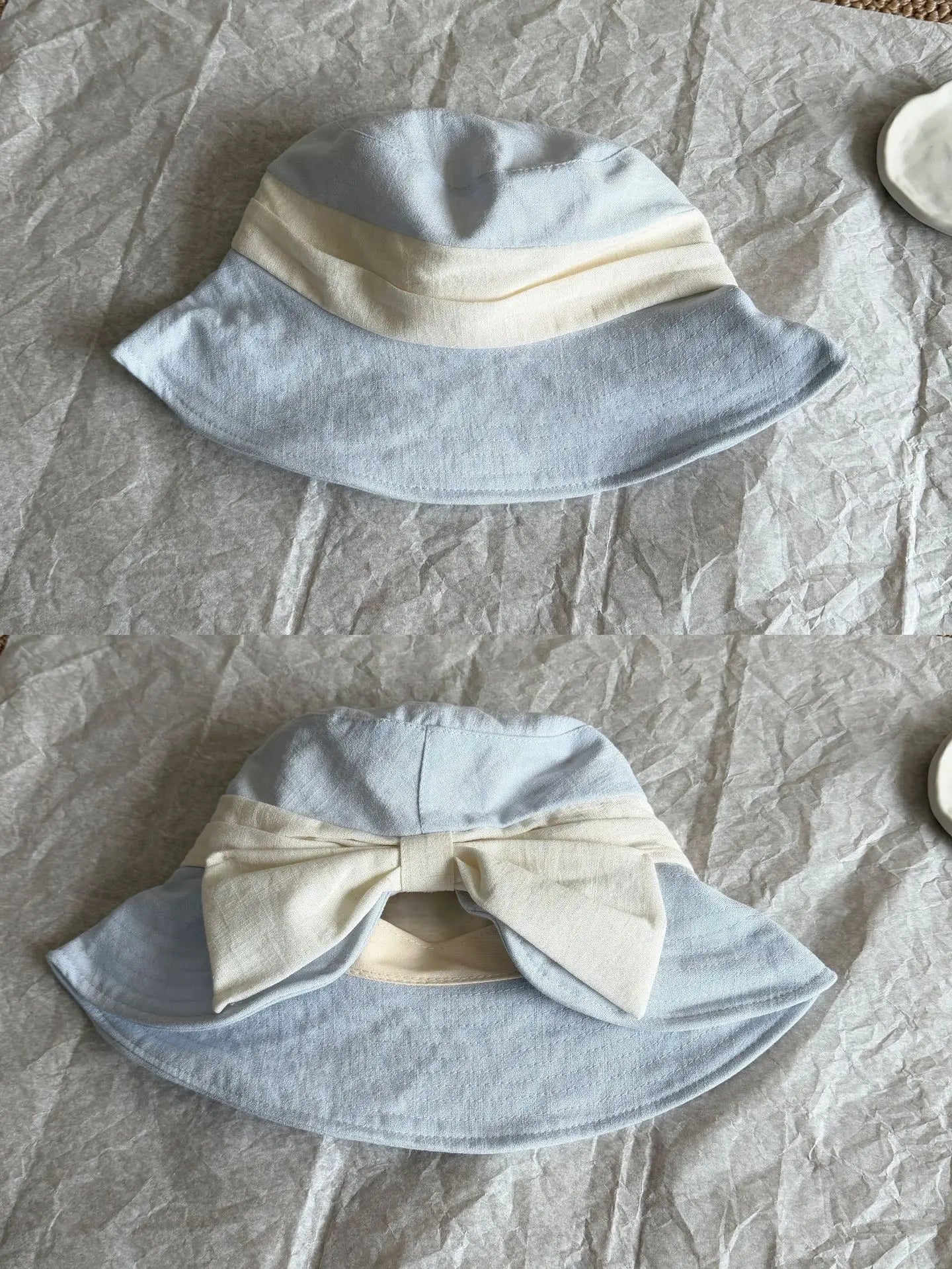 Elegant Bow-Tied Fisherman's Hat Women