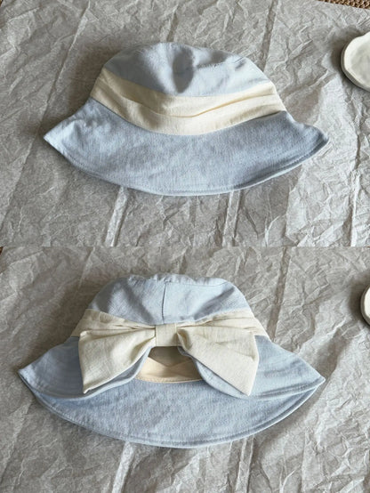 Elegant Bow-Tied Fisherman's Hat Women