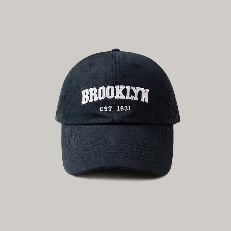 Retro Embroidery Letter Baseball Caps for Women Men