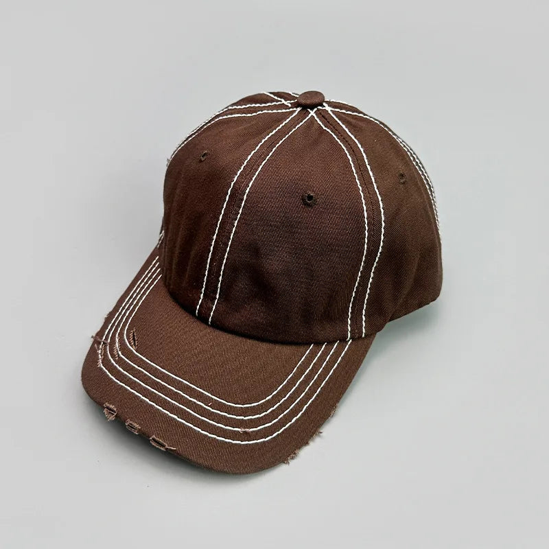 Men And Women Solid Color Soft Cotton Sport Sun Hat