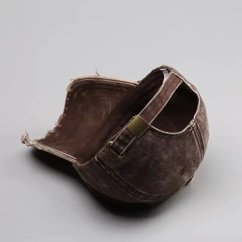 Japanese New Washed Denim Baseball Caps Men Women