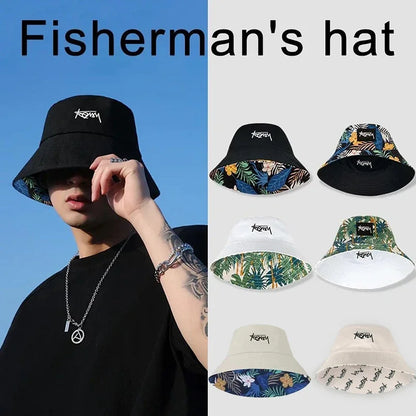 Fashion Double-sided Fisherman's Hat, Foldable Portable for Both Men Women
