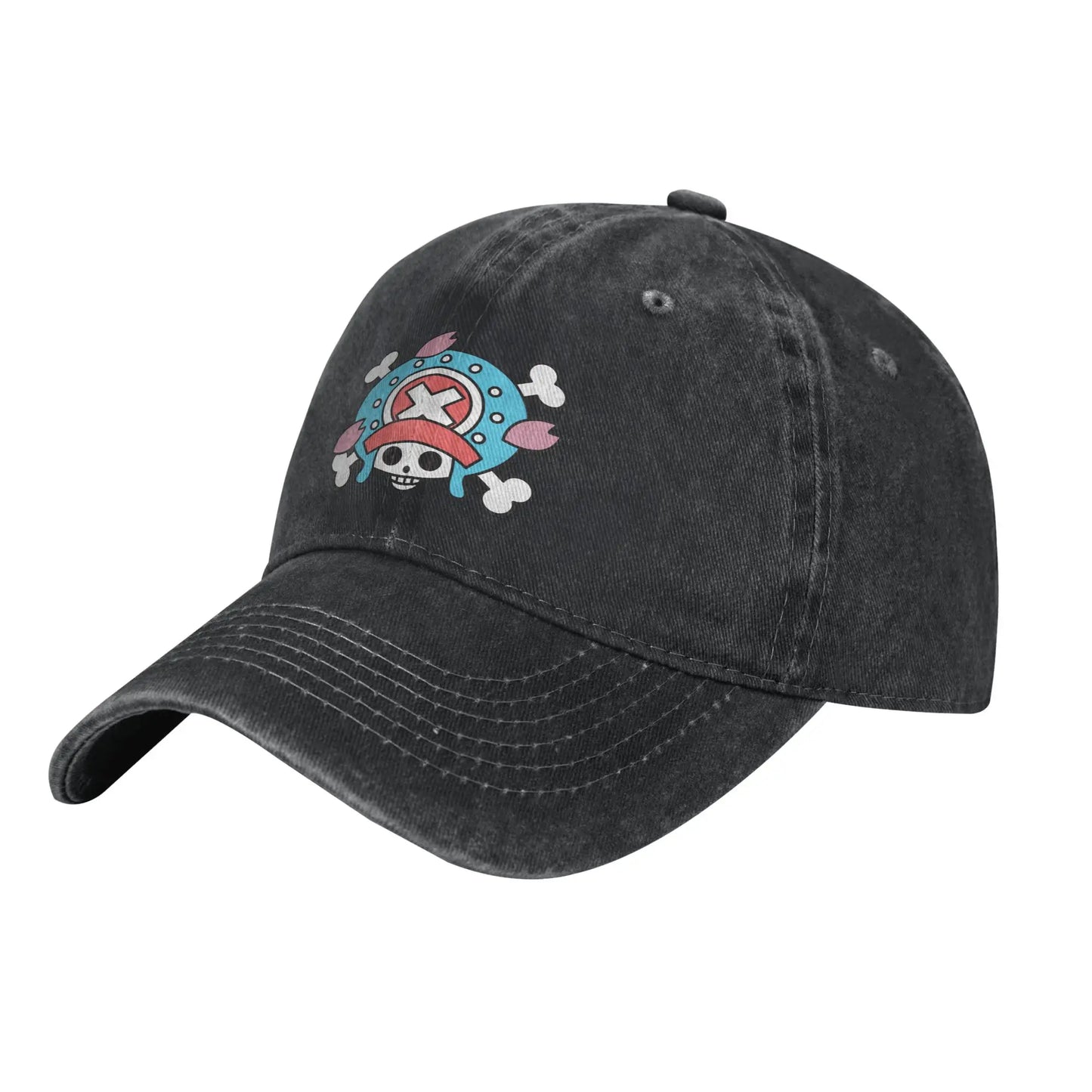 Vintage Flag Chopper Ones Pieces Baseball Caps