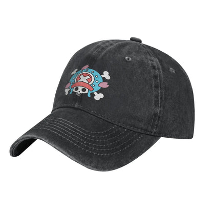 Vintage Flag Chopper Ones Pieces Baseball Caps