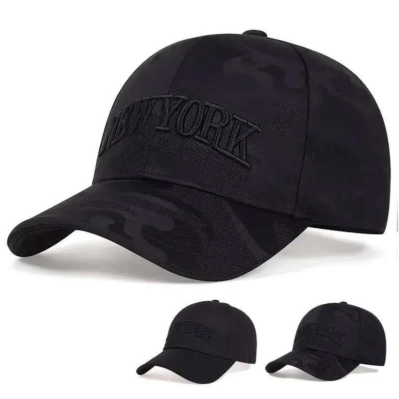 Unisex New York Embroidery Baseball Caps Spring Autumn