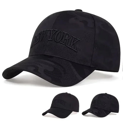 Unisex New York Embroidery Baseball Caps Spring Autumn