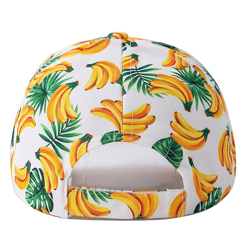 Unisex Summer Baseball Cap Fruit Print Men Women Cap