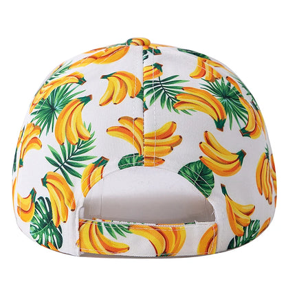 Unisex Summer Baseball Cap Fruit Print Men Women Cap