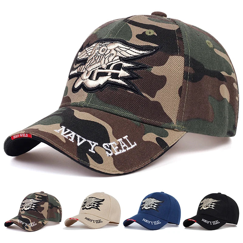 Unisex Seal Assault Team Embroidery Baseball Caps Spring And Autumn Outdoor