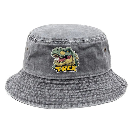 2026 Jurassic Park Bucket Cap Distressed Hats Cap Dinosaur Men Retro Outdoor