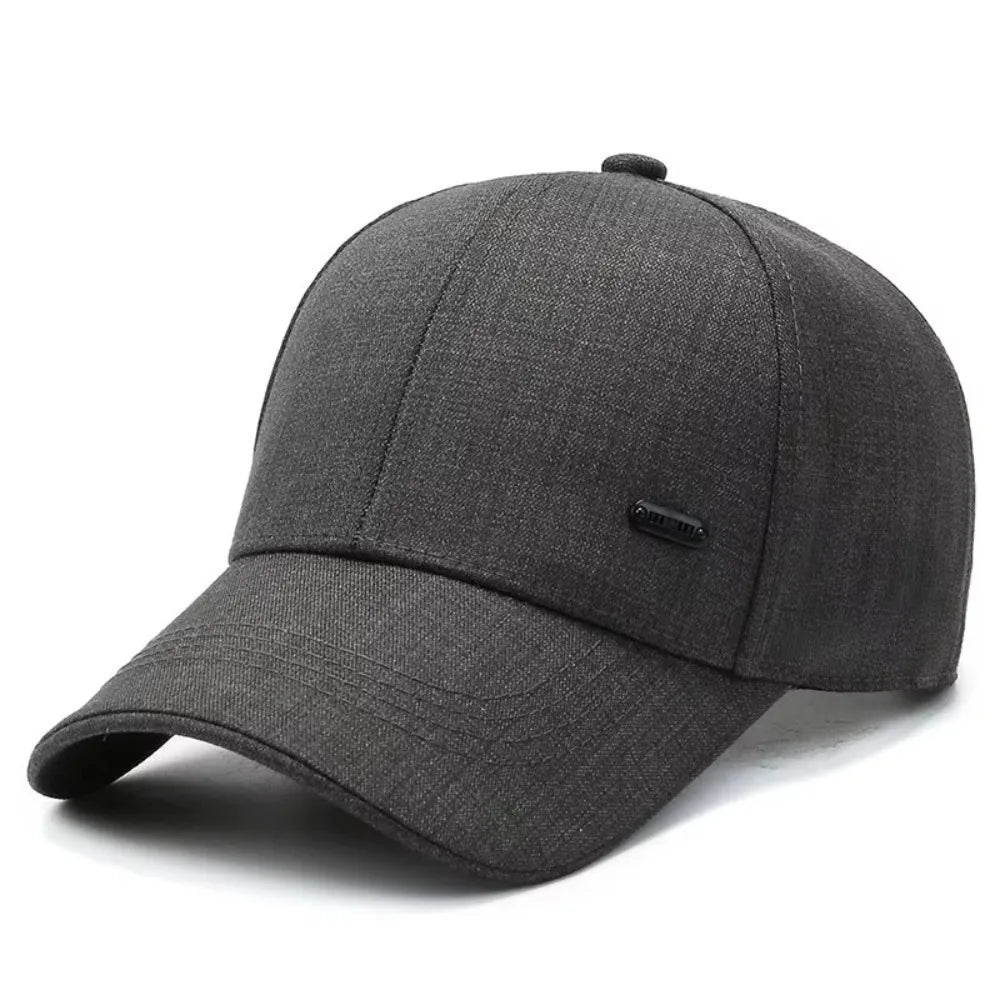 Trendy Outdoor Men's Suit Material Baseball Cap Korean Style Adjustable