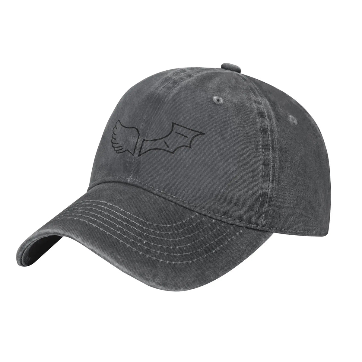 Wings Unisex Baseball Cap Distressed Denim Hats