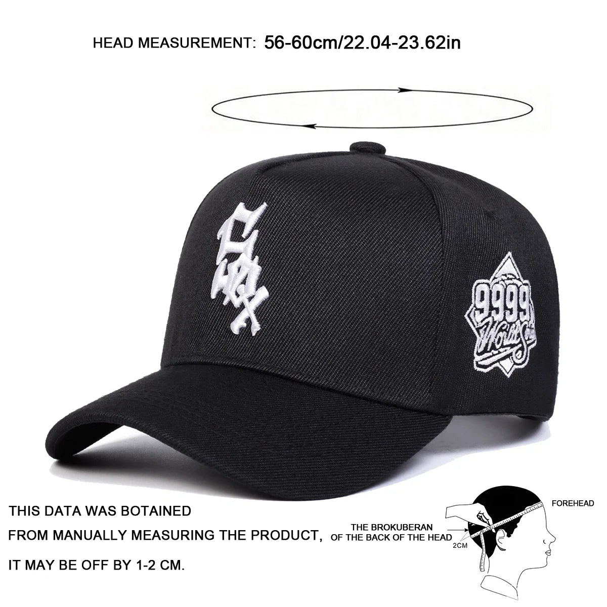 Unisex SOX 9999 Letter Embroidery Baseball Caps Outdoor Sunscreen Hat Adjustable Casual Trucker Hats