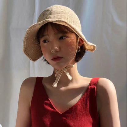 Foldable Breathable Sunscreen Basin Cap Summer Women Visors