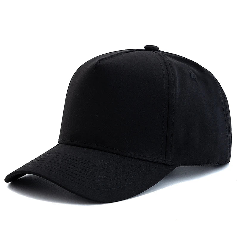 Style Unisex Fashion Solid Color Five Panel Style Baseball Cap