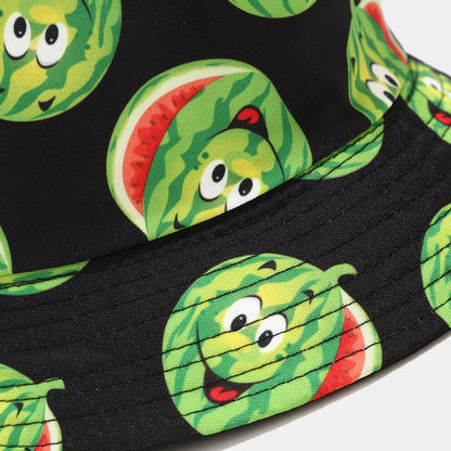 Creative Printed Fruit Pattern Bucket Cap