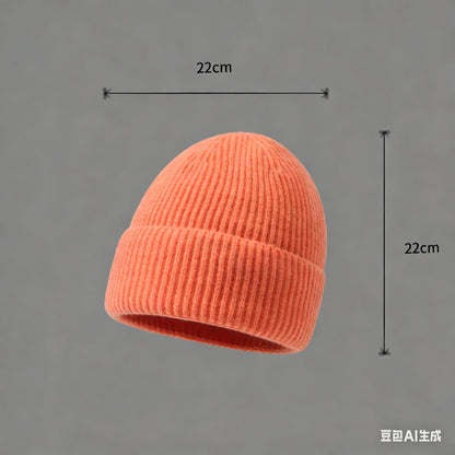Autumn  Winter Short Warm Melon Hat Men