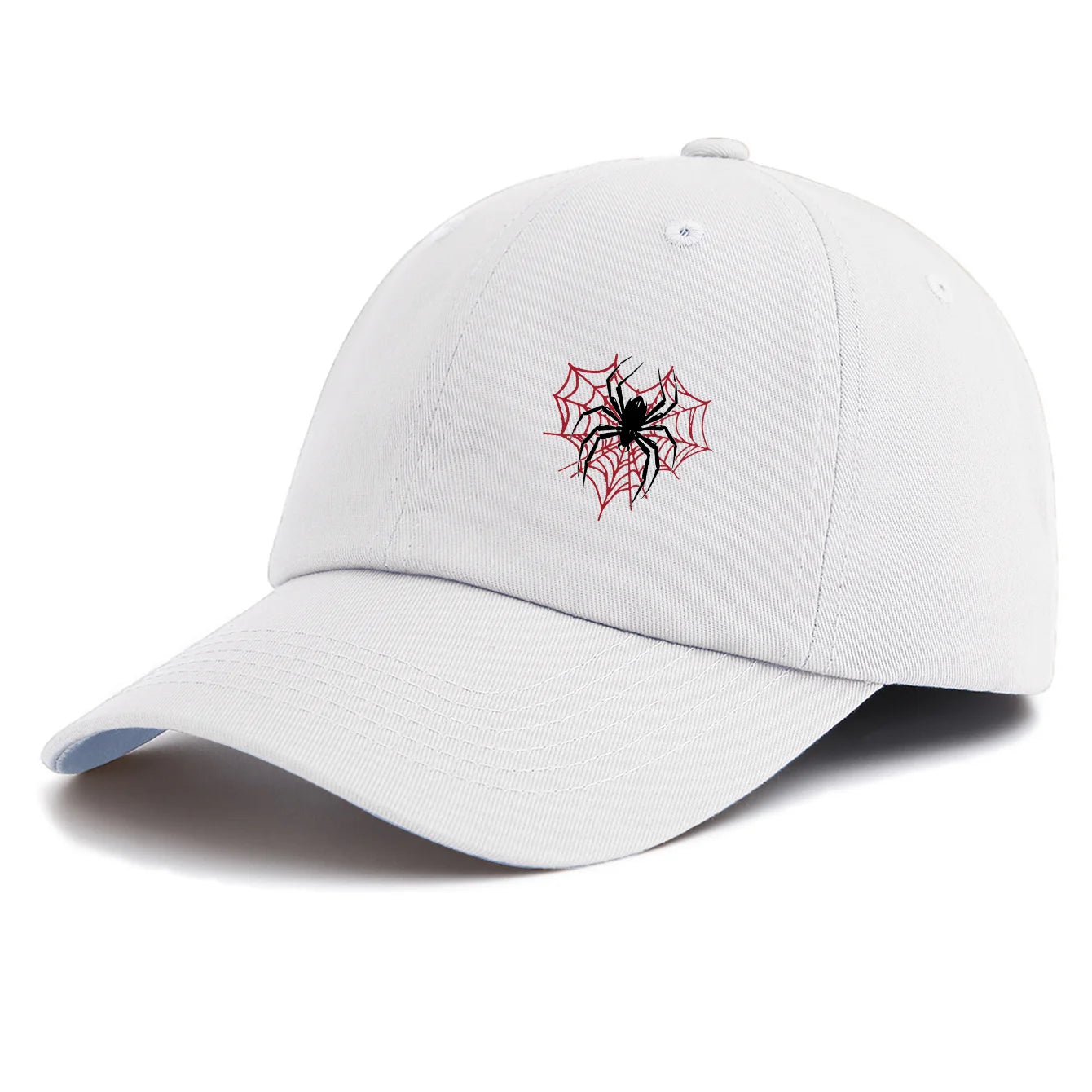 1pc Spider Print Baseball Cap for Adults