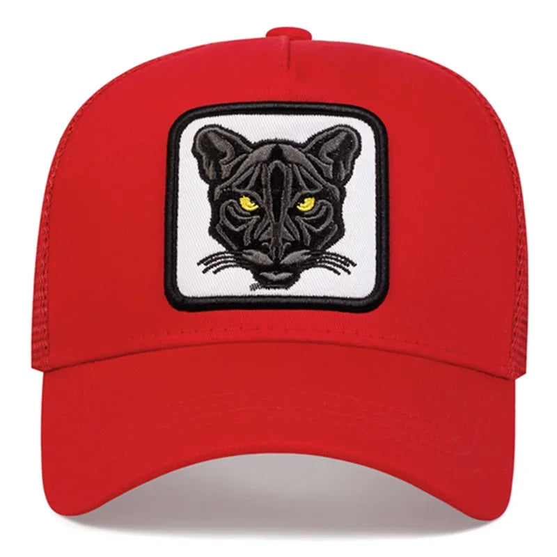 Fashion Cat Embroidery Baseball Cap Summer