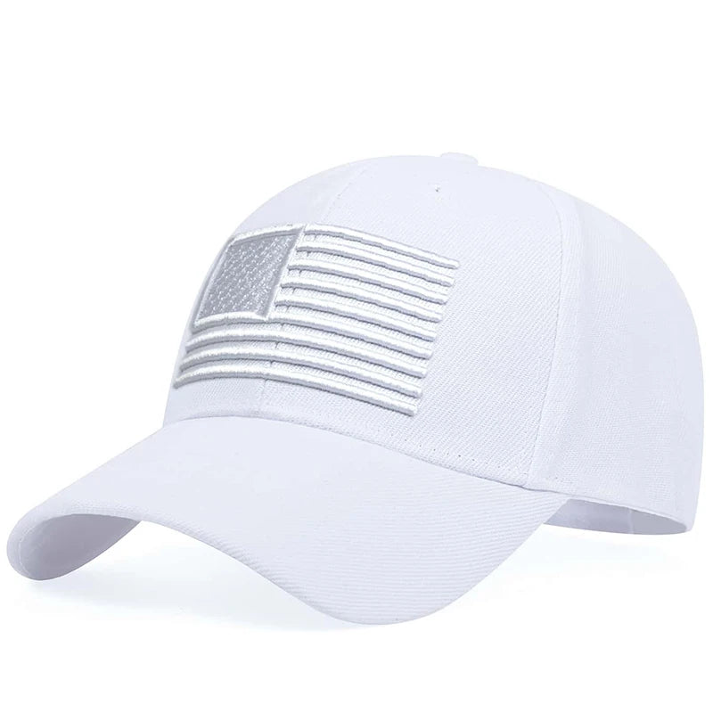 Fashion American Flag Embroidery Baseball Caps Spring and Summer Outdoor Adjustable Casual Hats Sunscreen Hat