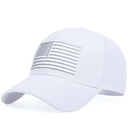 Fashion American Flag Embroidery Baseball Caps Spring and Summer Outdoor Adjustable Casual Hats Sunscreen Hat