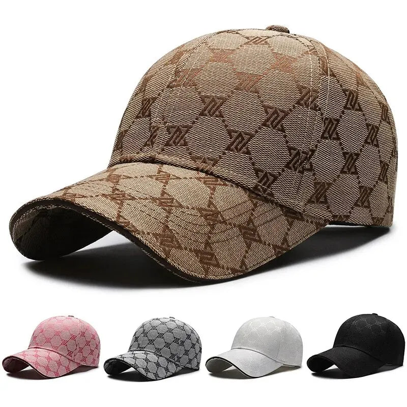 Four Seasons New Three-Line Sewn Baseball Cap Men's And Women's