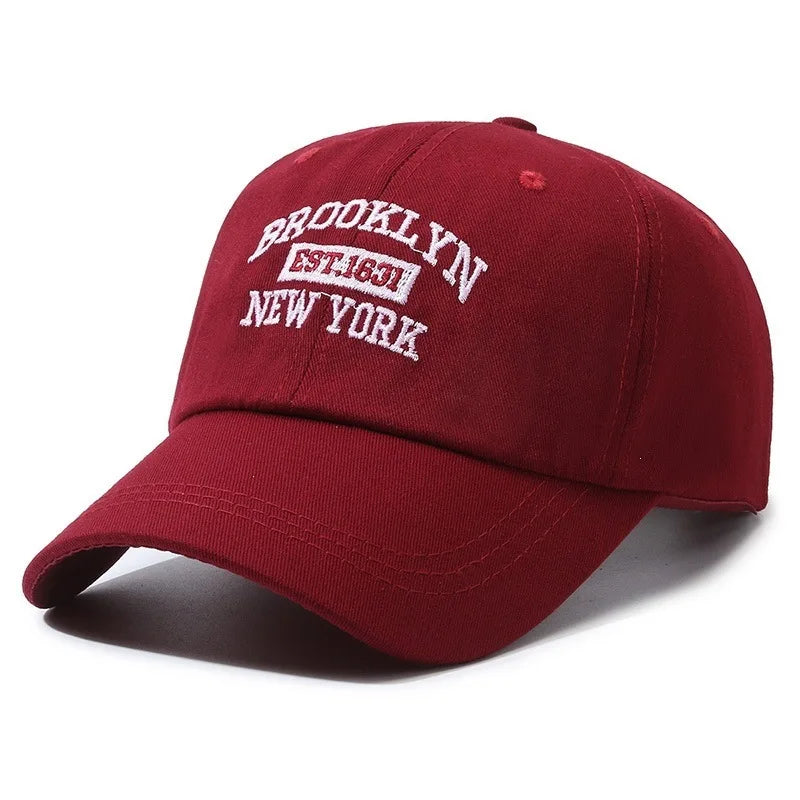 Letter Embroidered Baseball Cap for Women Spring Summer